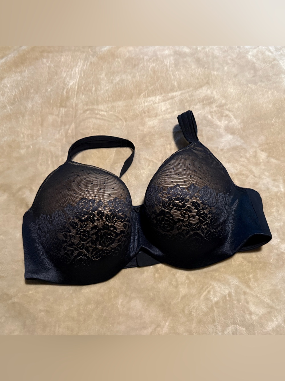 SOMA Black Lace Bra 40DDD